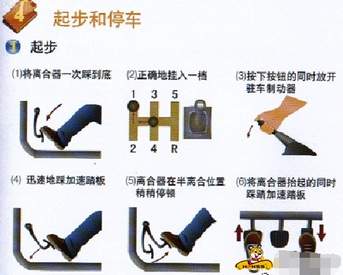 新手学车起步停车换挡操作技巧,第1张